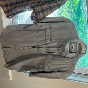 Poncho short sleeve button up.